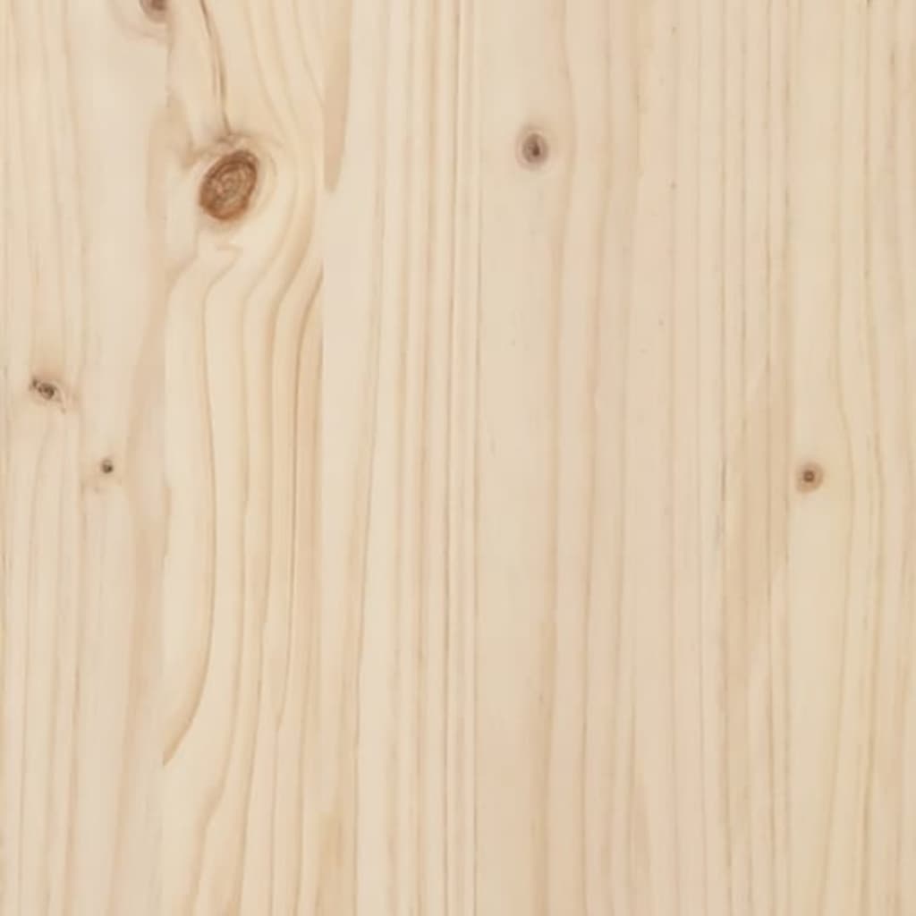 Mesa consola 80x40x75 cm madeira de pinho maciça