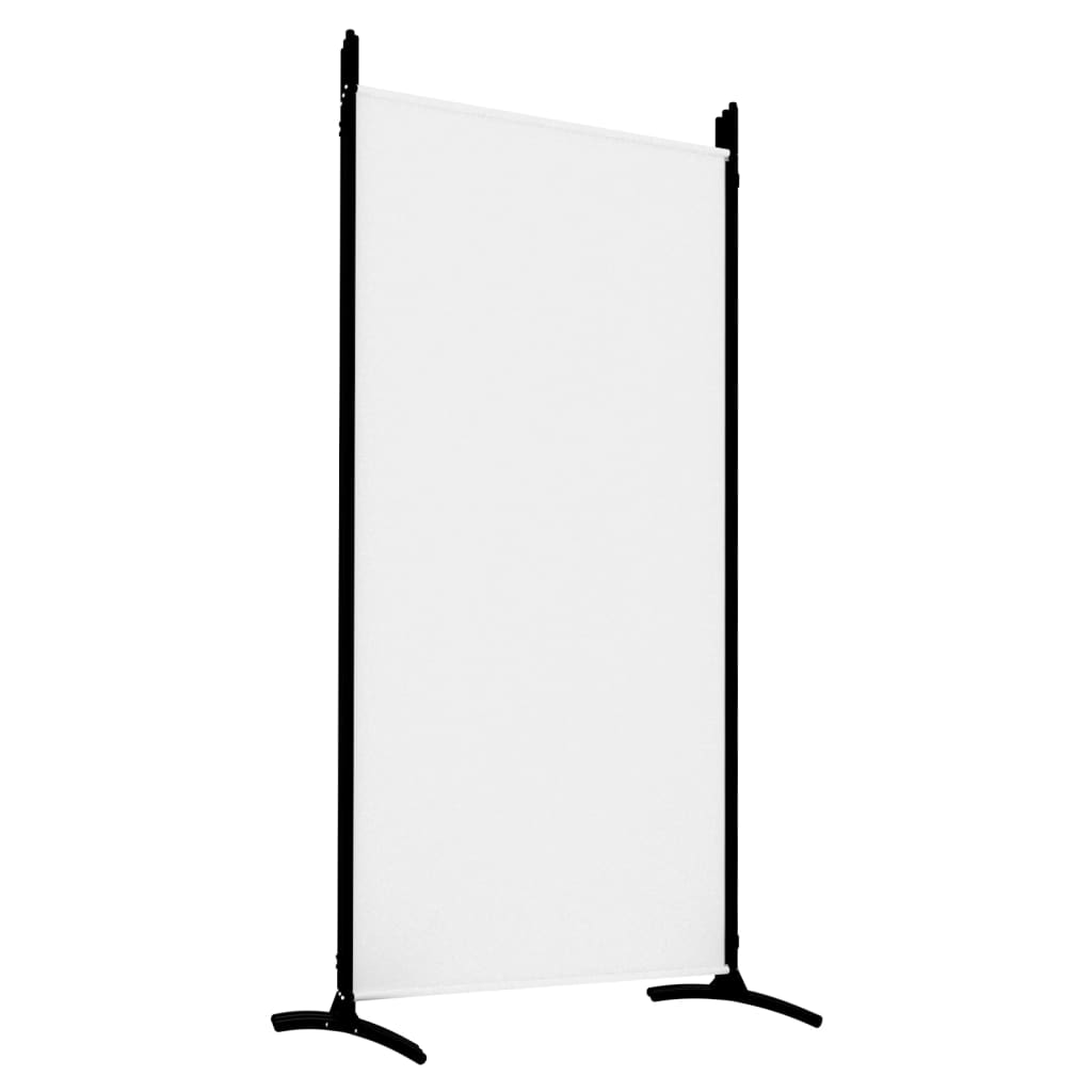 Biombo com 5 painéis 433x180 cm tecido branco