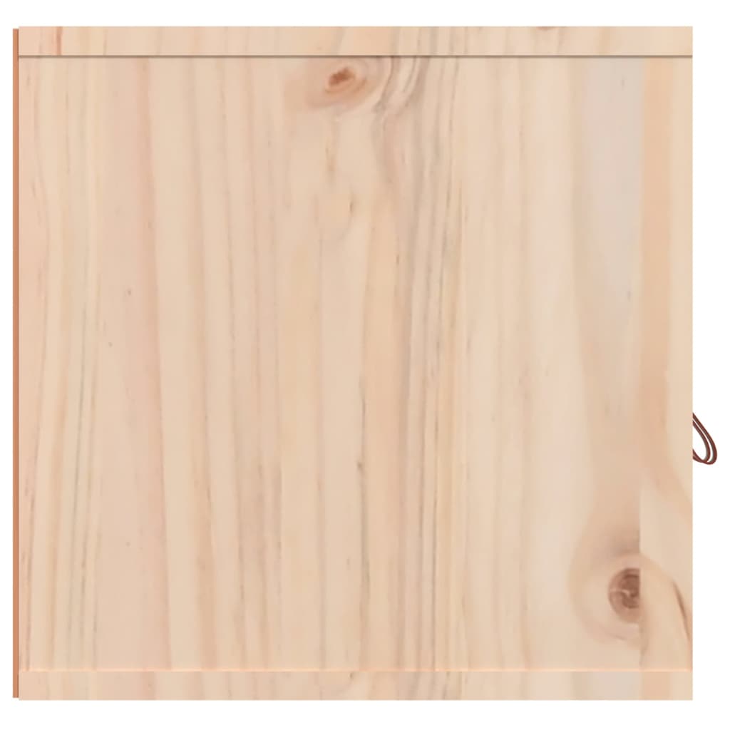 Armário de parede 80x30x30 cm madeira de pinho maciça