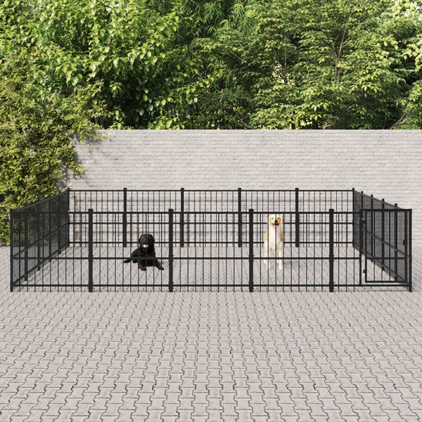 Canil de exterior 23,52 m² aço