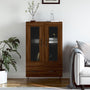 Mueble alto de madera 69,5x31x115 cm roble marrón