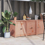 Armário cozinha p/ exterior 106x55x64 cm madeira douglas maciça