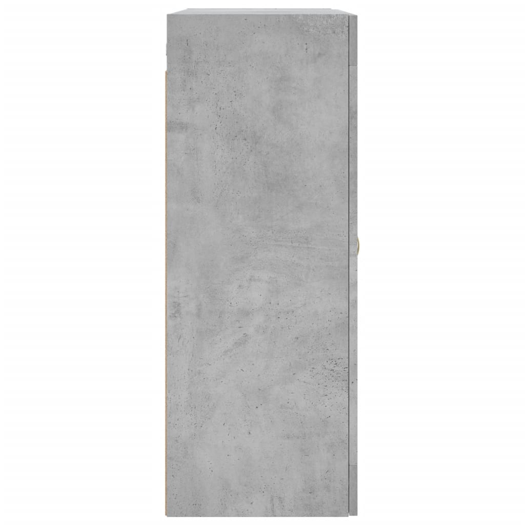 Armário de parede 69,5x34x90 cm cinzento cimento
