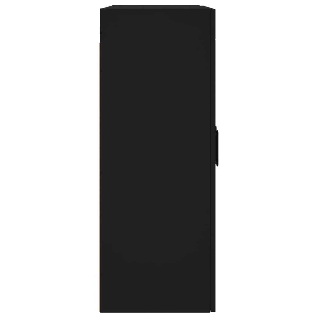Armário de parede 69,5x34x90 cm preto