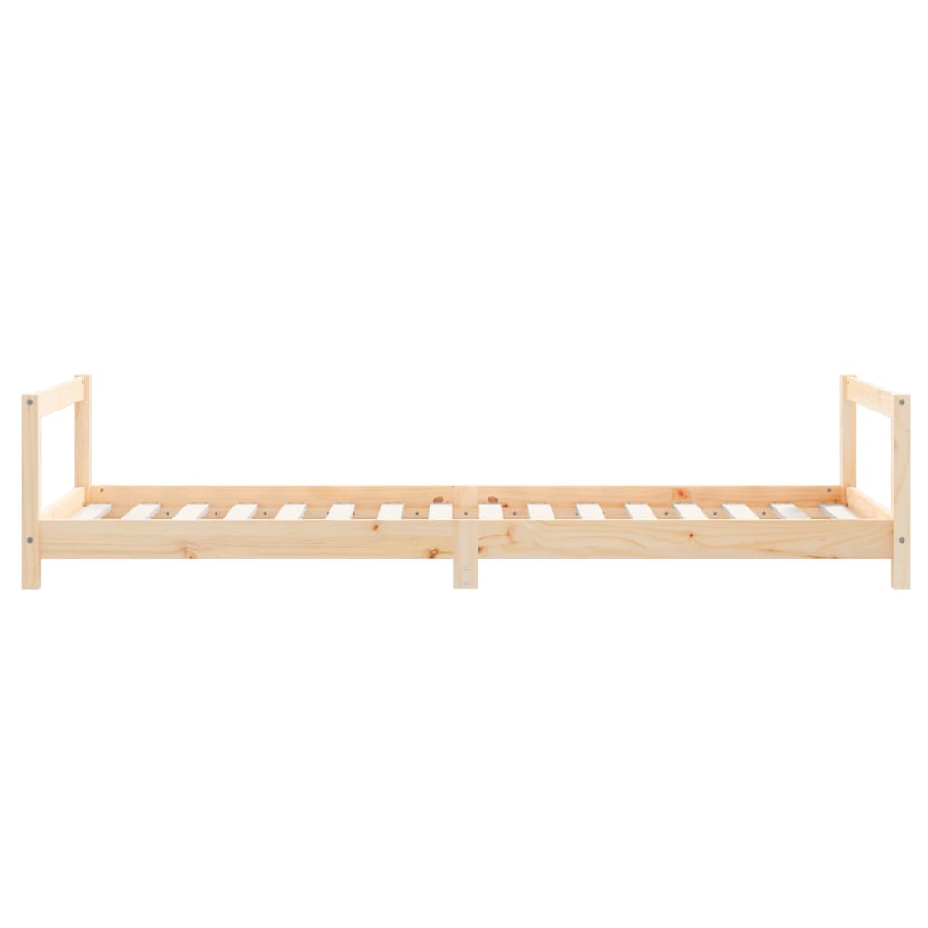 Children's bed frame 80x200 cm solid pine wood
