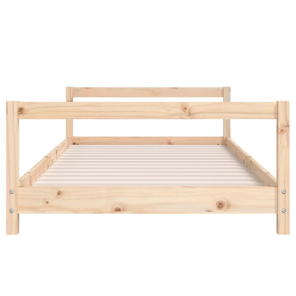 Estrutura de cama infantil 90x200 cm pinho maciço