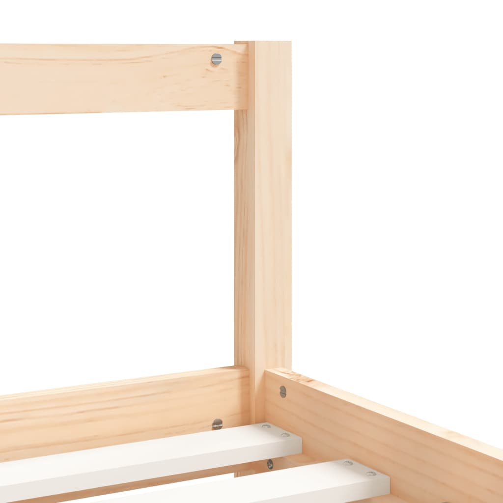 Children's bed frame with drawers 90x200 cm solid pine