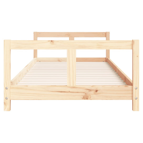 Children's bed frame 80x200 cm solid pine wood