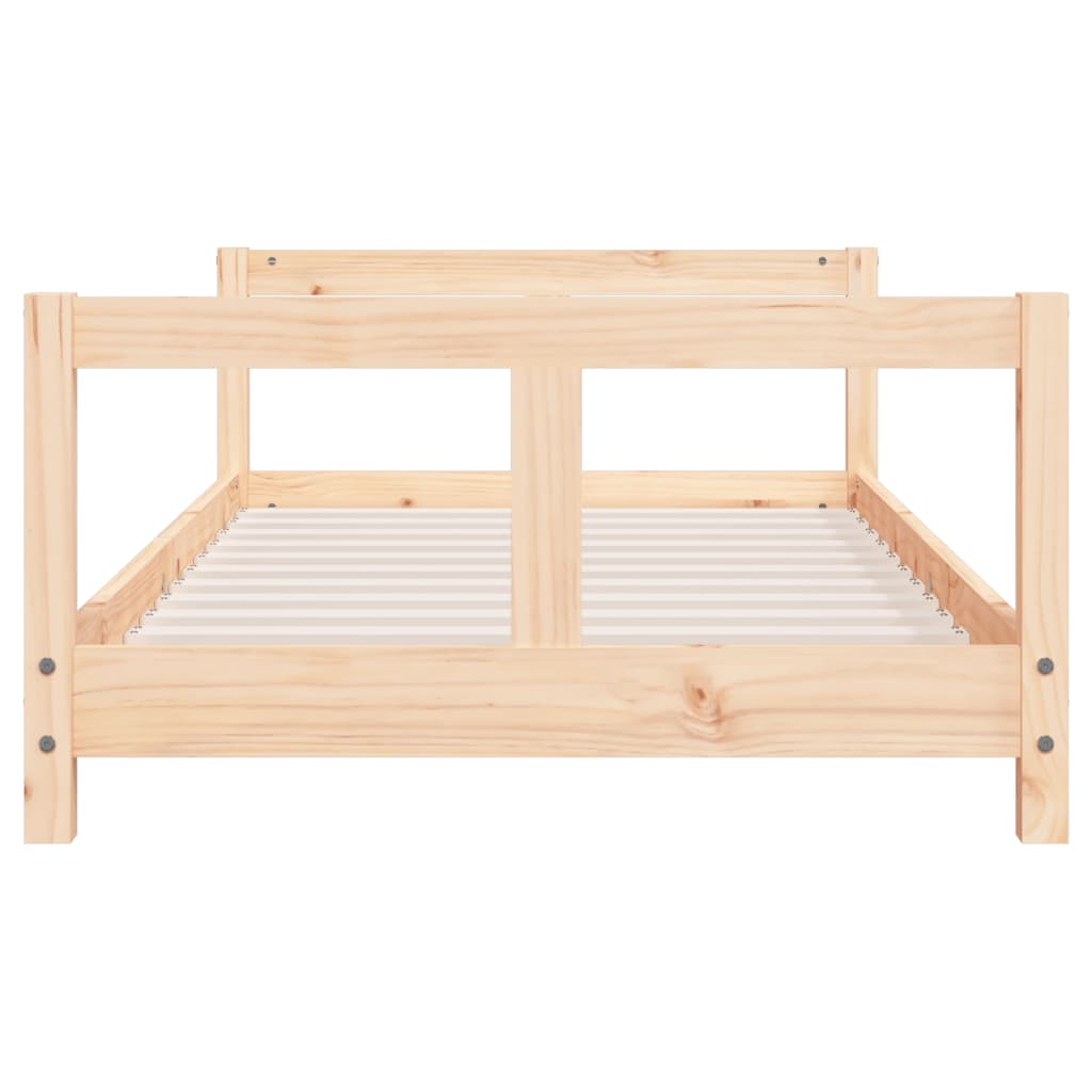 Estrutura de cama infantil 80x160 cm pinho maciço