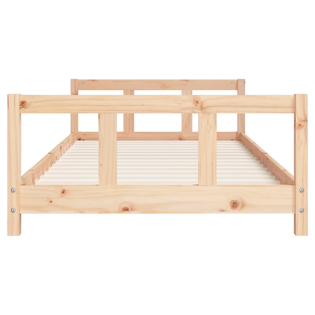 Estrutura de cama infantil 90x190 cm madeira de pinho maciça