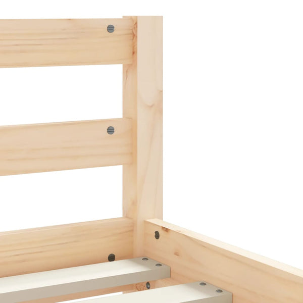 Children's bed frame with drawers 80x200 cm solid pine