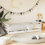 Estructura de cama infantil con cajones 90x200 cm pino macizo blanco