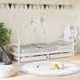 Estructura de cama infantil con cajones 90x190cm pino macizo blanco