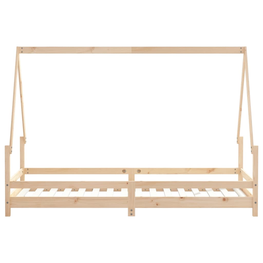 Children's bed frame 90x200 cm solid pine