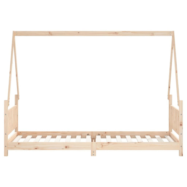 Children's bed frame 80x200 cm solid pine wood