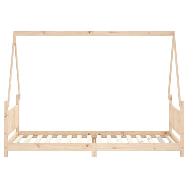 Children's bed frame 90x200 cm solid pine