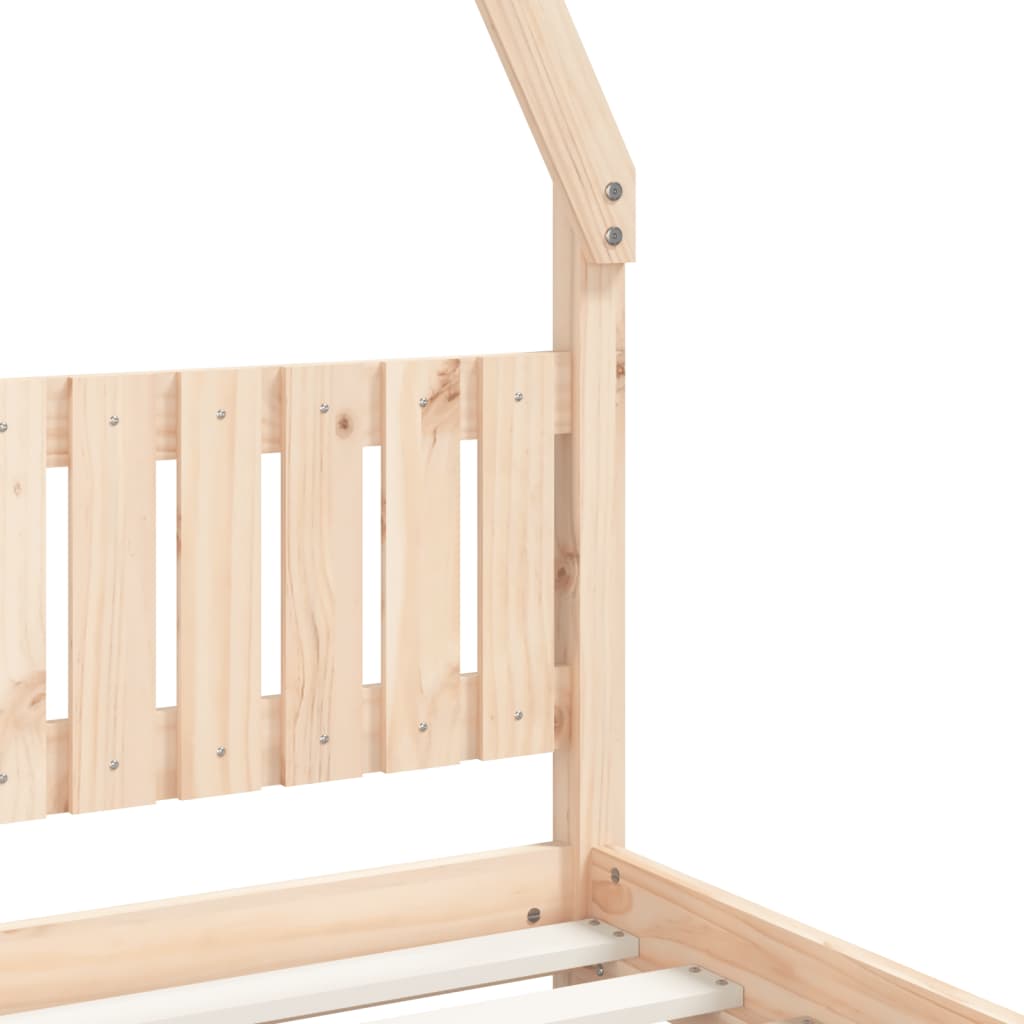 Children's bed frame 80x160 cm solid pine