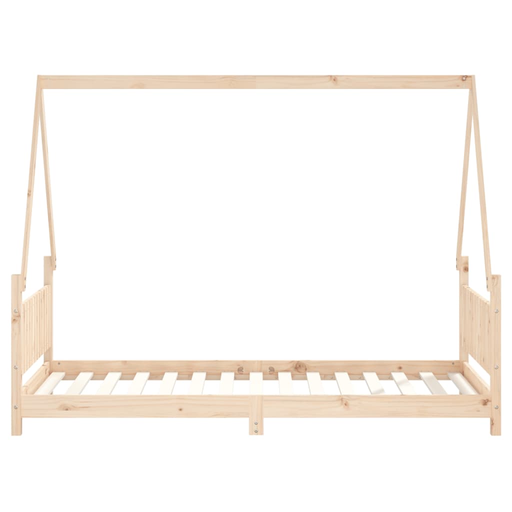 Children's bed frame 90x190 cm solid pine wood