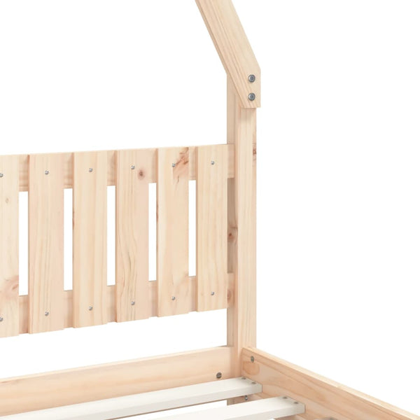 Children's bed frame 90x190 cm solid pine wood