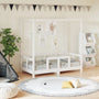 Children's bed frame 70x140 cm solid pine white