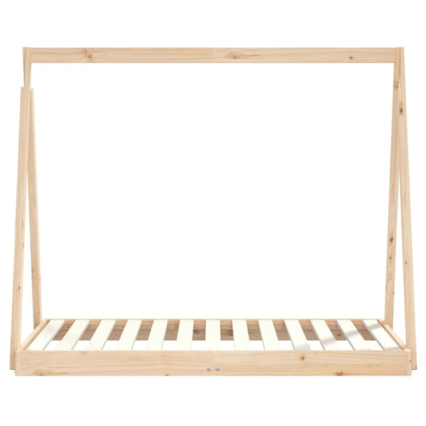 Children's bed frame 70x140 cm solid pine