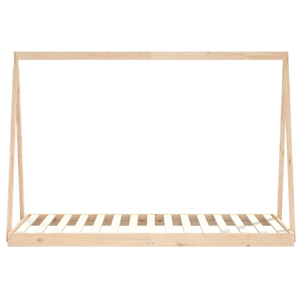 Children's bed frame 90x190 cm solid pine wood