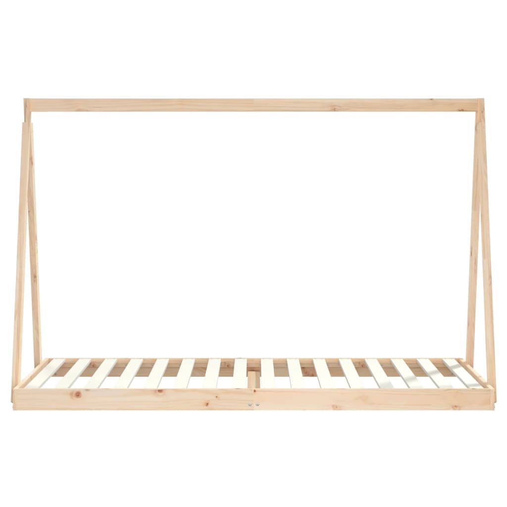 Children's bed frame 90x200 cm solid pine