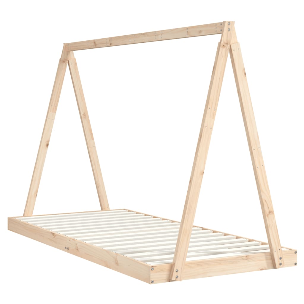 Children's bed frame 90x200 cm solid pine