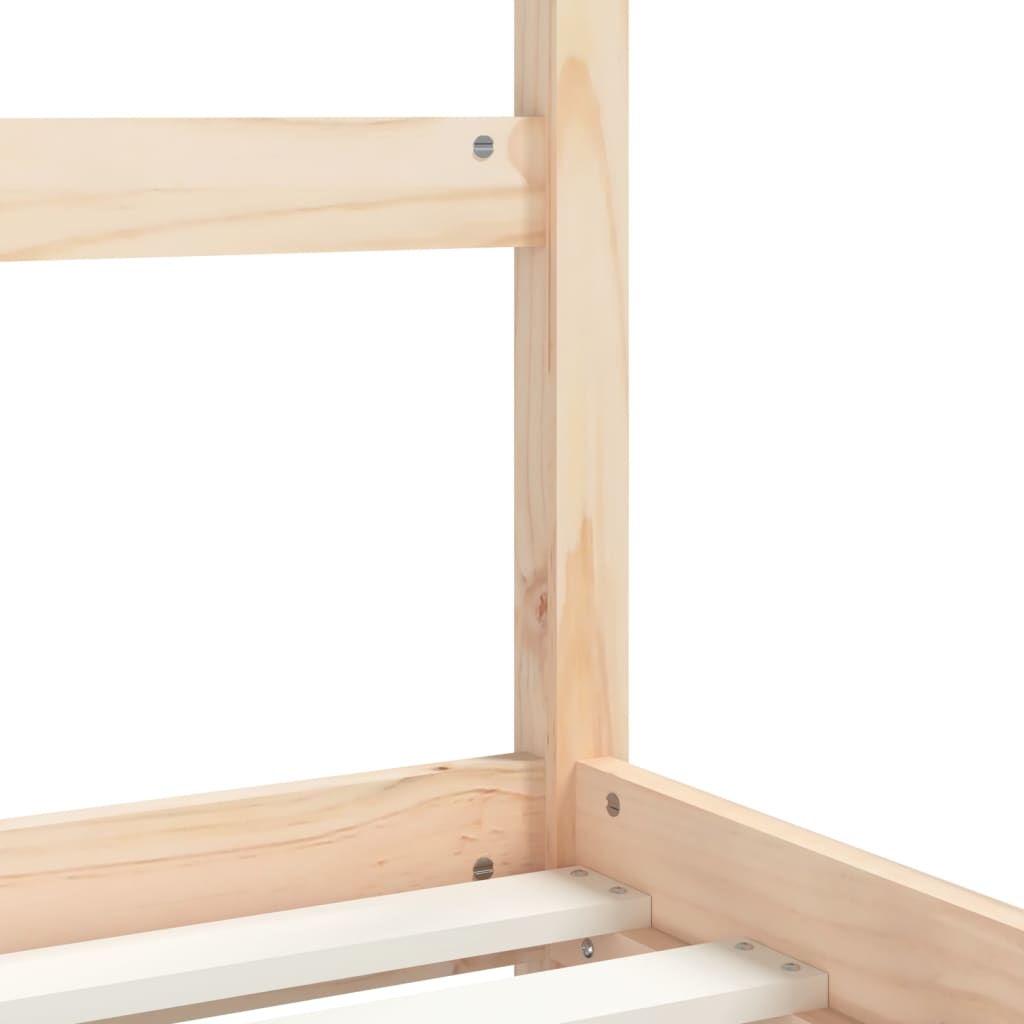 Children's bed frame 80x160 cm solid pine