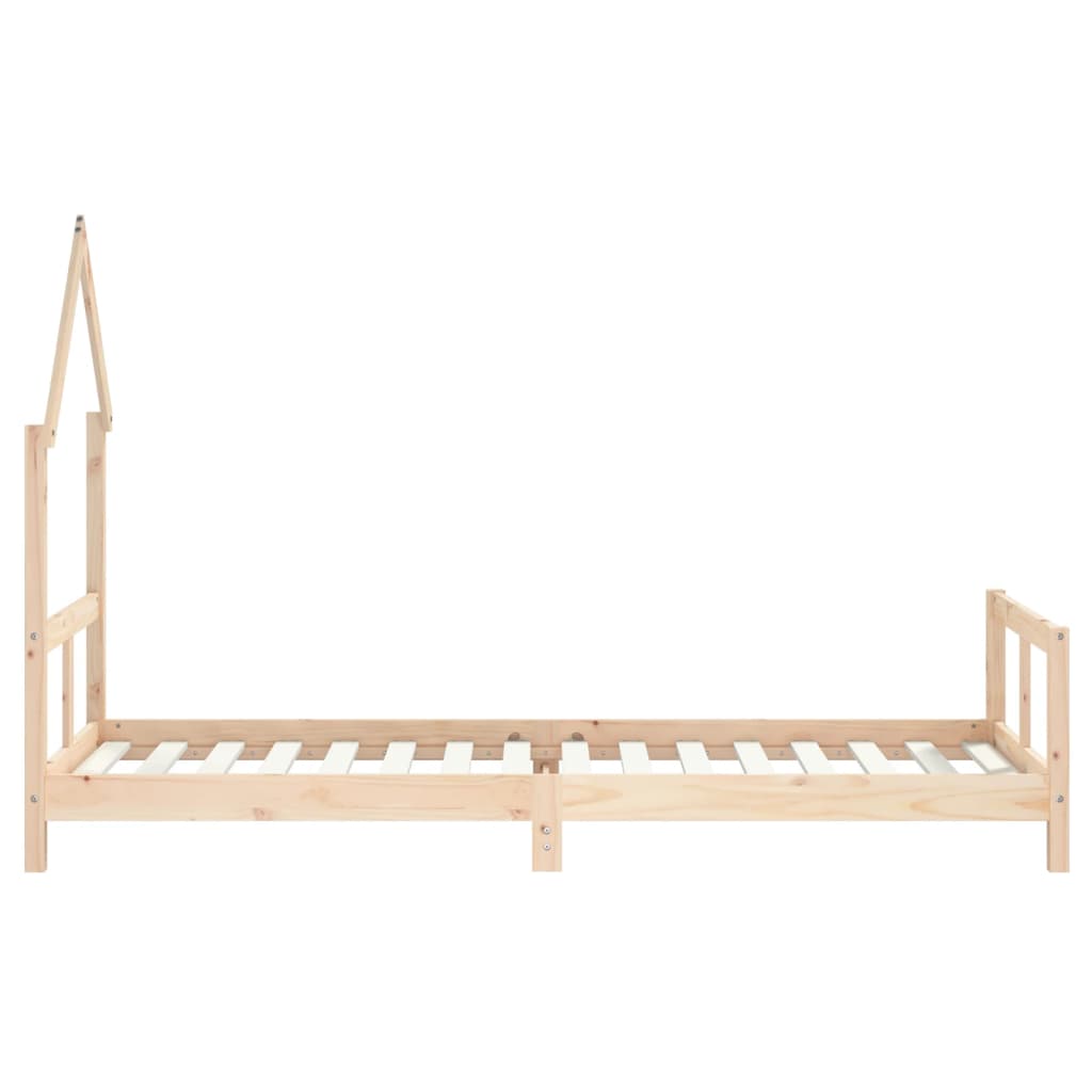 Children's bed frame 80x200 cm solid pine wood