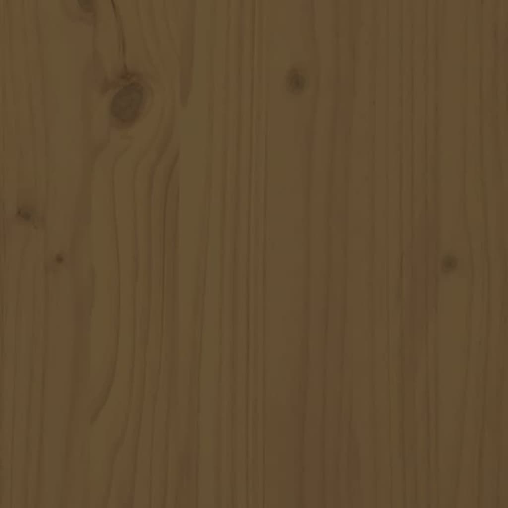 Botellero 55,5x34x61 cm madera maciza de pino marrón miel