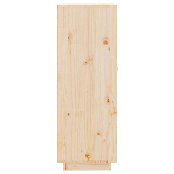 Wine rack 45x34x100 cm solid pine wood