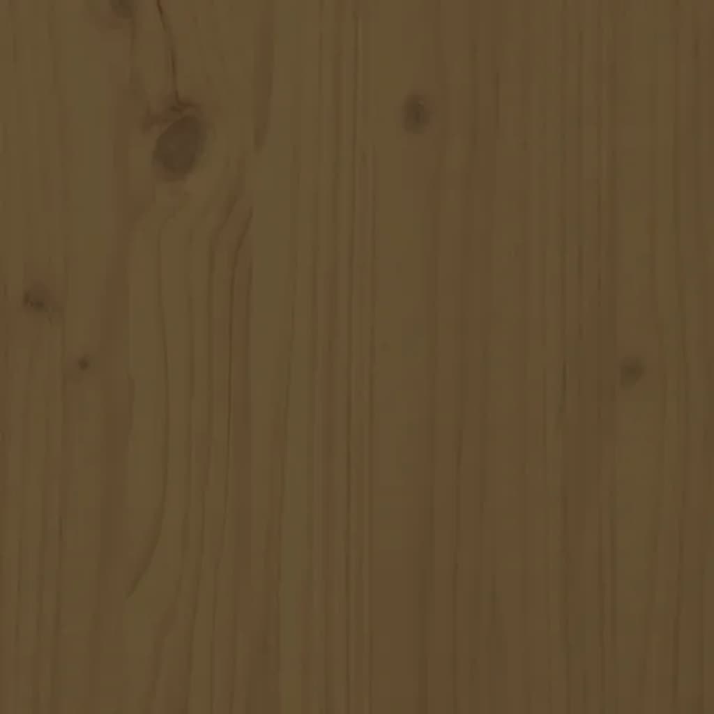 Garrafeira 56x25x56 cm madeira de pinho maciça castanho mel