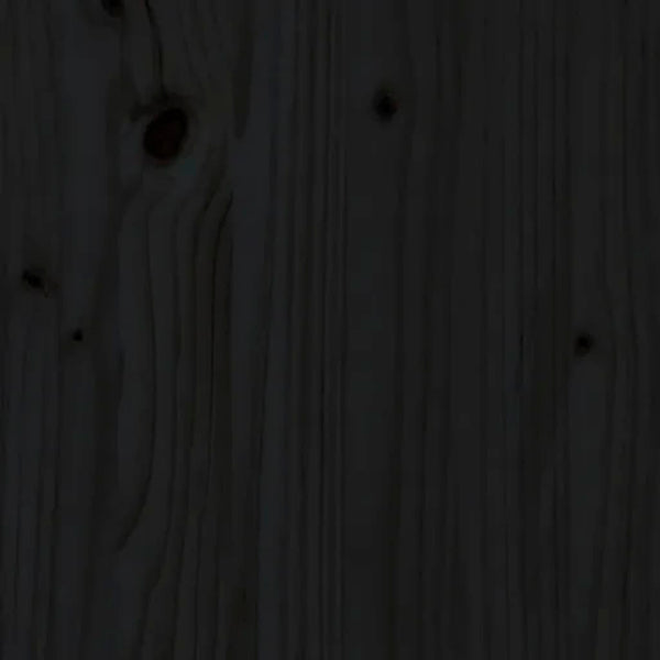 Botellero 56x25x56 cm madera maciza de pino negro