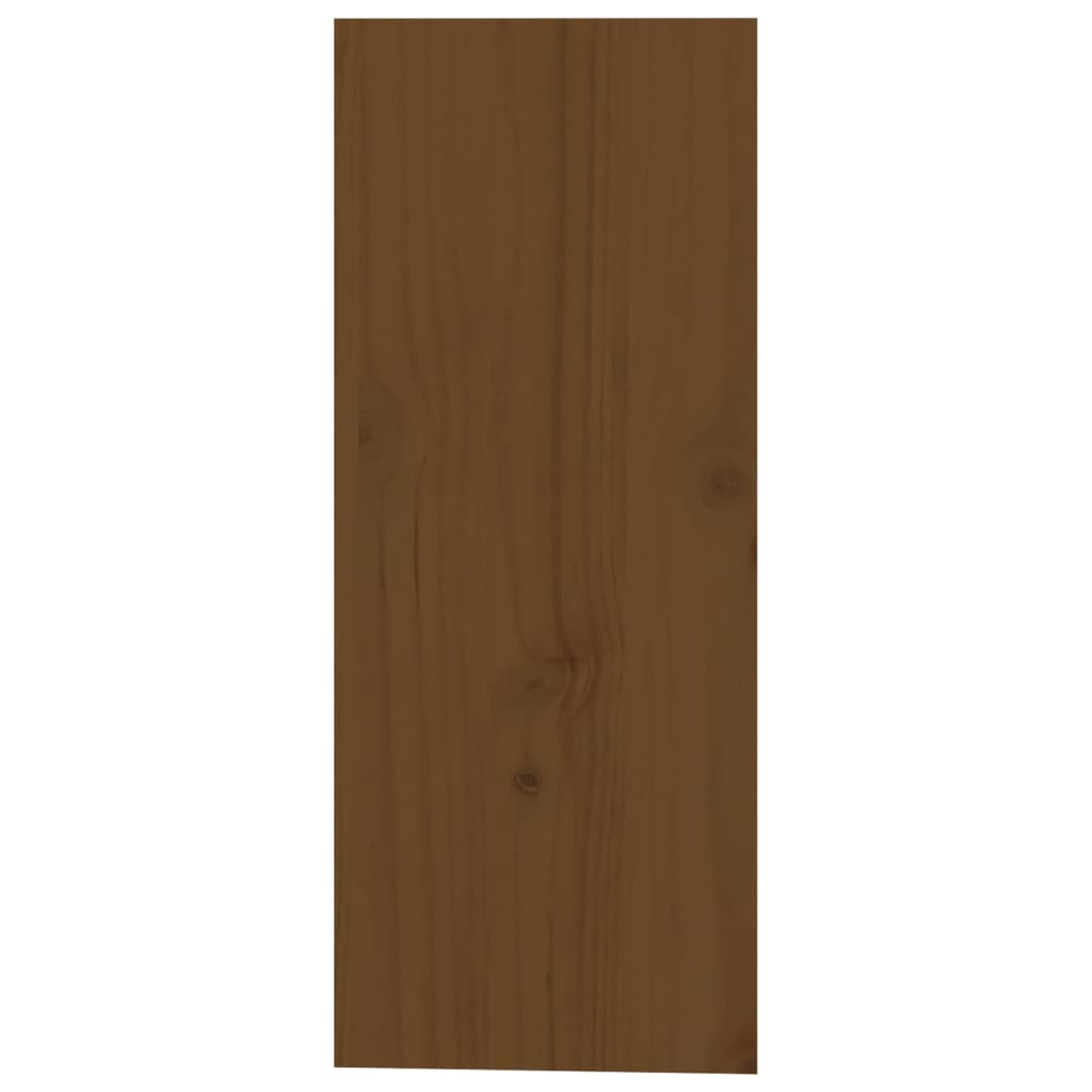 Wine rack 62x25x62 cm solid pine wood honey brown