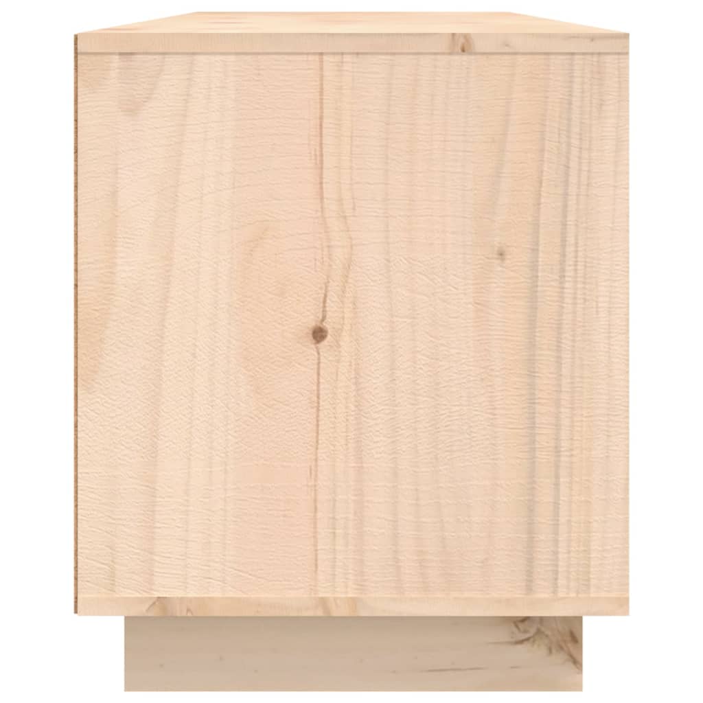 Móvel de TV 156x37x45 cm madeira de pinho maciça