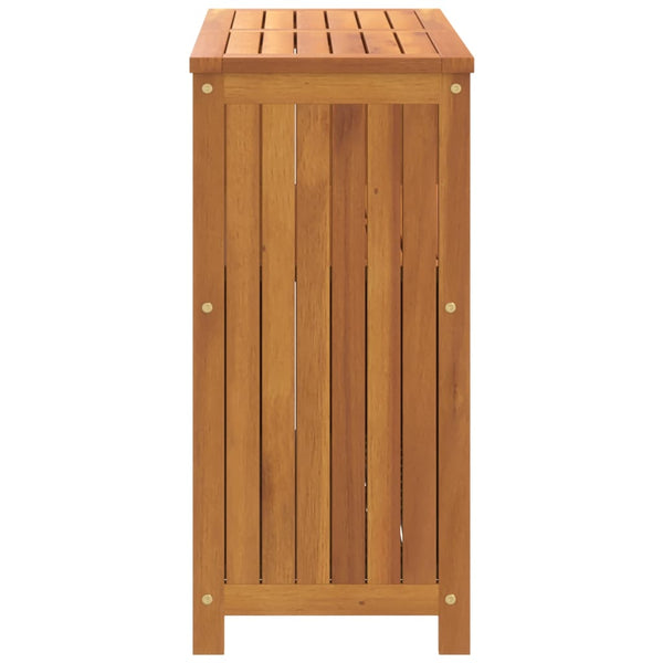 Mesa consola para jardim 80x35x75 cm madeira de acácia maciça