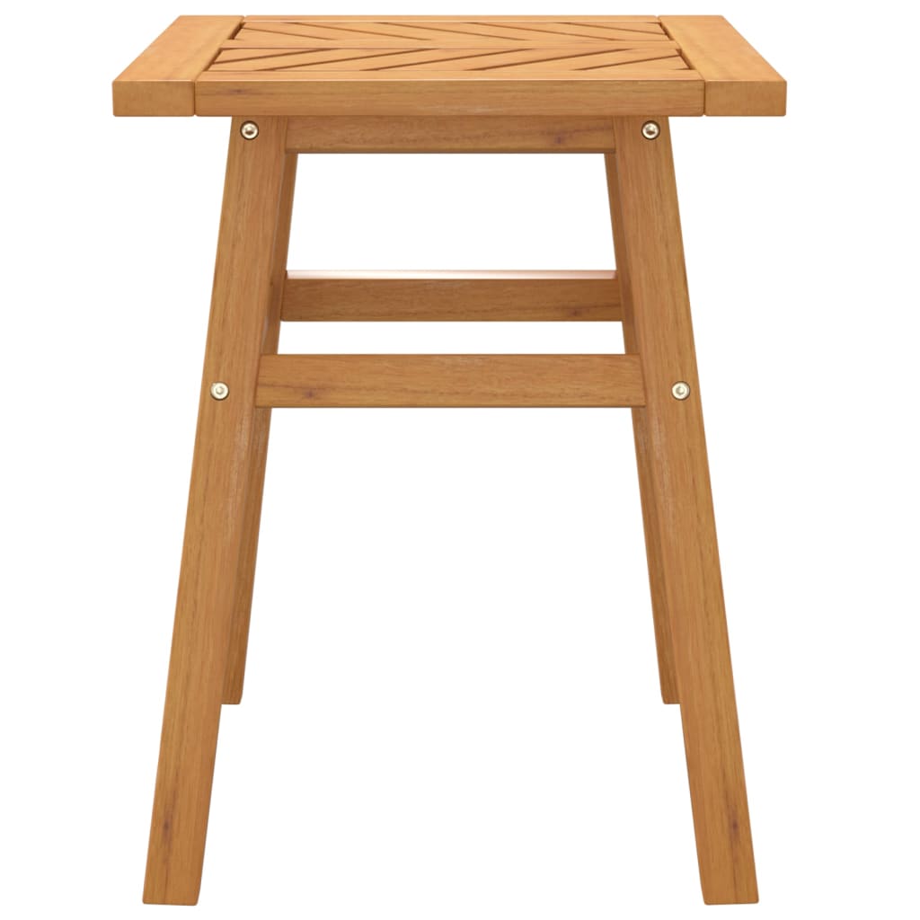 Mesa de apoio 45x45x60 cm madeira de acácia maciça