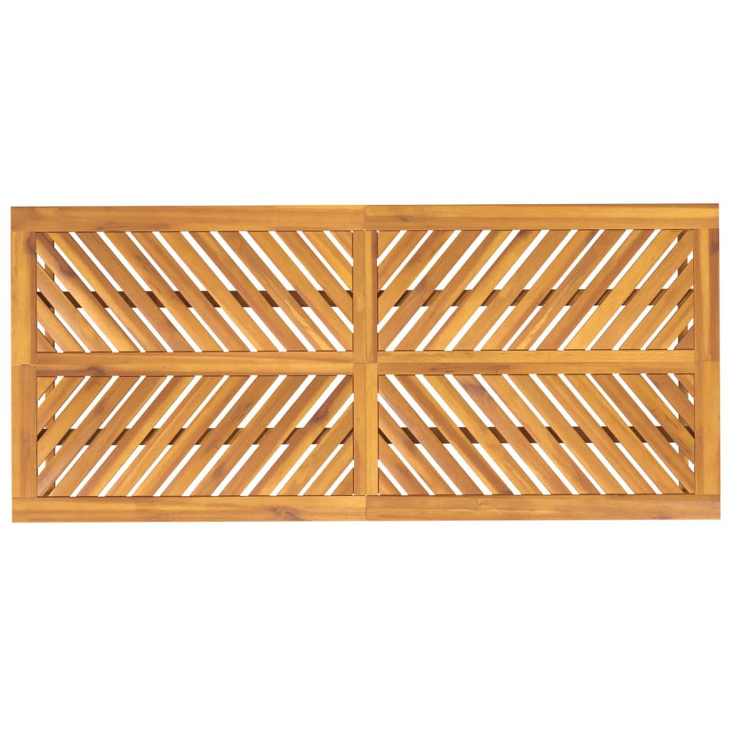 Mesa de jantar para jardim 200x90x74cm madeira de acácia maciça