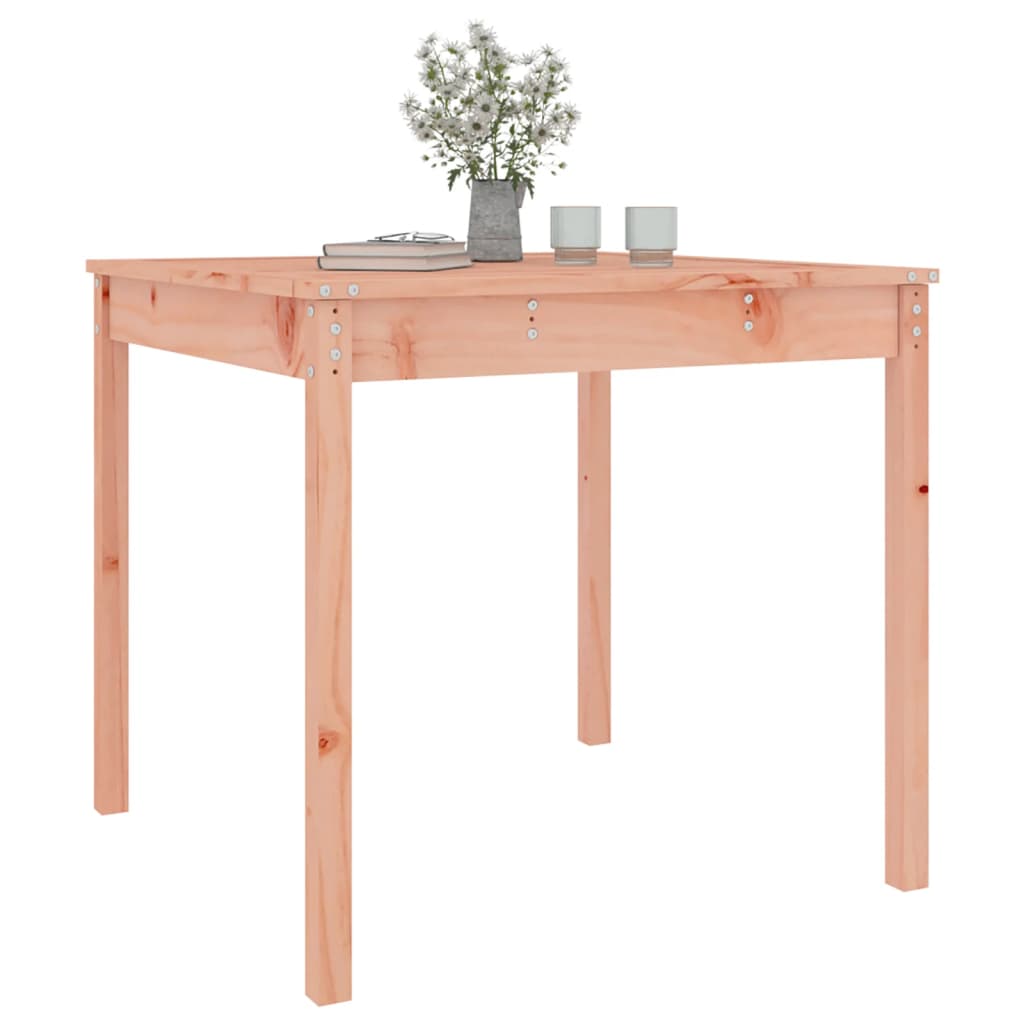 Garden table 82.5x82.5x76 cm solid douglas wood