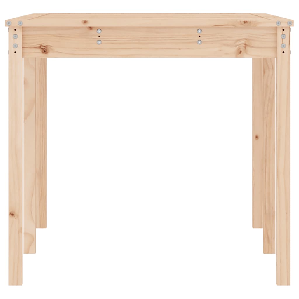 Garden table 159.5x82.5x76 cm solid pine wood