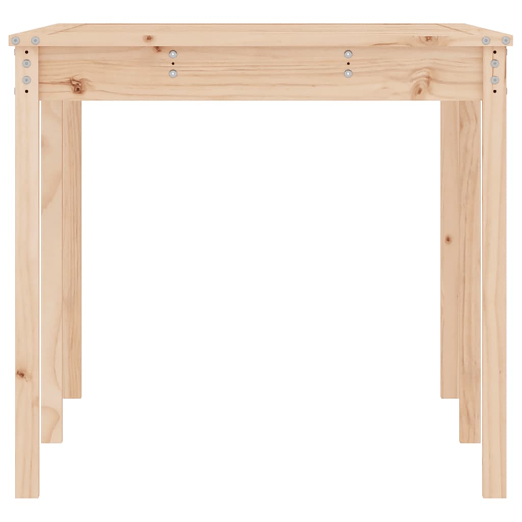 Mesa de jardín 159,5x82,5x76 cm madera maciza de pino