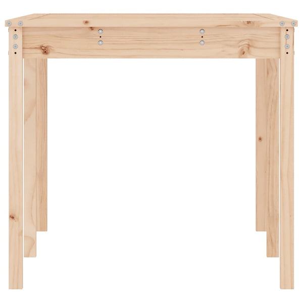 Garden table 159.5x82.5x76 cm solid pine wood