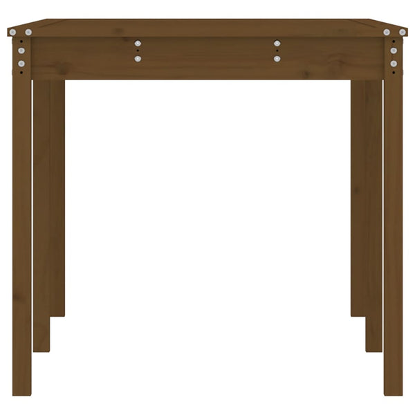 Garden table 159.5x82.5x76 cm solid pine honey brown