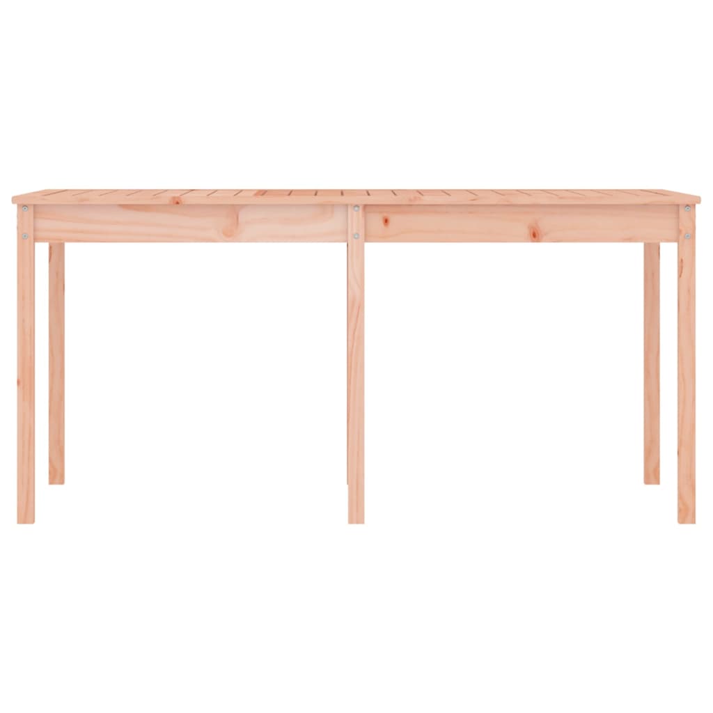 Mesa de jardín 159,5x82,5x76 cm madera maciza de douglas