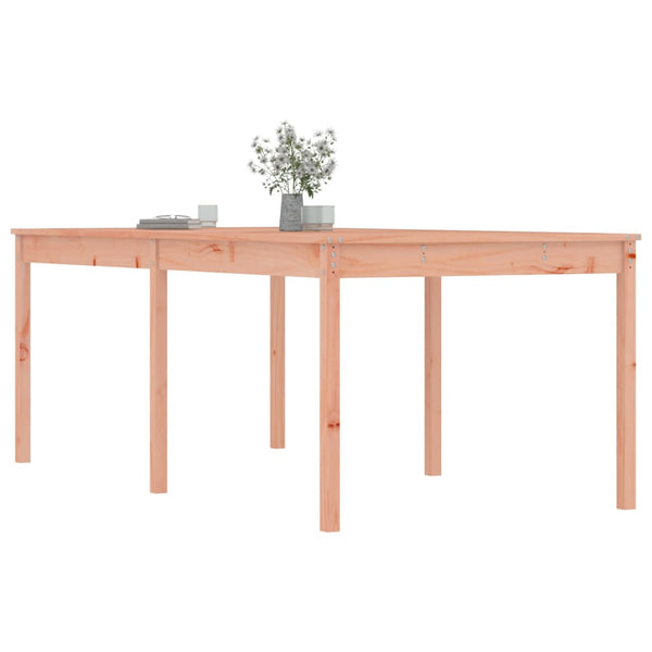 Mesa de jardín 203,5x100x76 cm madera maciza de douglas