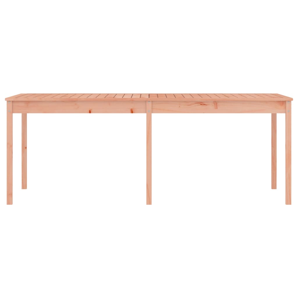 Mesa de jardín 203,5x100x76 cm madera maciza de douglas