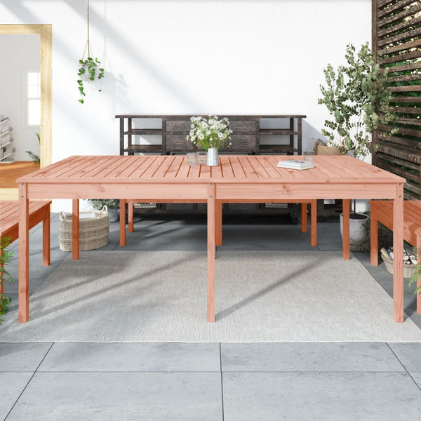 Garden table 203.5x100x76 cm solid douglas wood