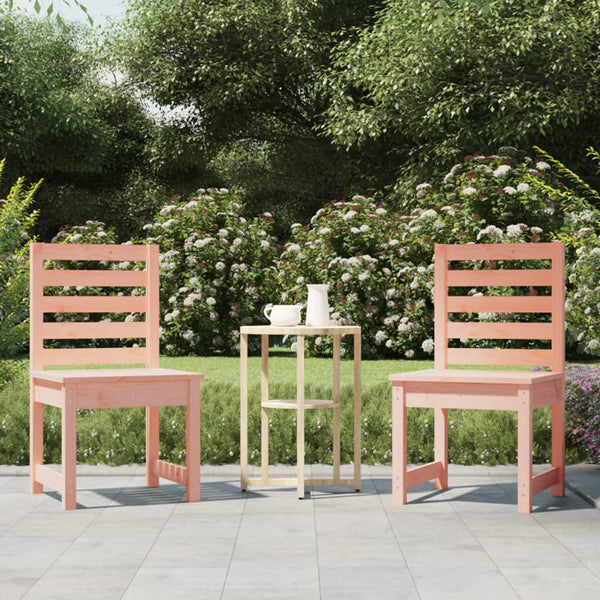 Cadeiras de jardim 2 pcs 50x48x91,5 cm madeira douglas maciça
