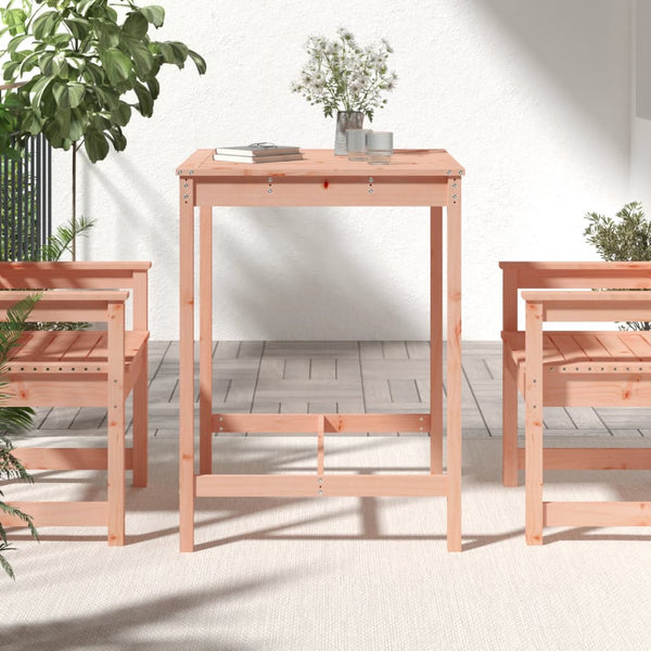 Garden table 82.5x82.5x110 cm solid douglas wood